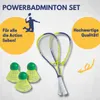 BEST SPORTING Power Badminton-Set I Federball-Set mit 2 Produktbild-Vorschau 2