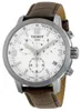 Tissot PRC 200 Chronograph 41mm White Dial Leather Quartz Produktbild-Vorschau 1