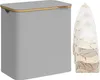 SONGMICS Koš na prádlo s víkem, 3 přihrádky, 150 l, Náhled obrázku produktu 8