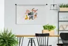 MuchoWow® Wandteppich Wandbehang Sommer - Rosa - Hut Produktbild-Vorschau 2