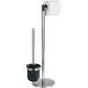 WENKO WC-Garnitur Parus silber Metall Produktbild-Vorschau 3