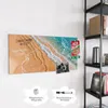 Magnettafel 100x50cm Pinnwand Whiteboard beschreibbar - Produktbild-Vorschau 4