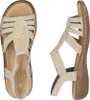 Rieker Damen Schlüpf Sandale mit Stretchriemen beige Produktbild-Vorschau 32
