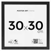 Bilderrahmen 30x30 cm für Fotos und Poster, schwarz, MDF – Produktbild-Vorschau 1