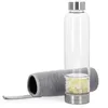 Navaris Wasserflasche mit Mineralstein und Neoprenhülle Produktbild-Vorschau 6