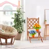 Relaxdays Blumentreppe mit Rankgitter, 2 Stufen, für Produktbild-Vorschau 5