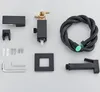 A collection of bathroom fixture components laid out on a light gray background. Náhľad obrázku produktu