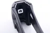 A close-up view of the interior of a black plastic inline skate frame, showing a metal nut embedded within the plastic. Podgląd zdjęcia produktu