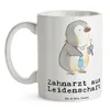 Mr. & Mrs. Panda Becher Zahnarzt Leidenschaft - Weiß - Produktbild-Vorschau 3