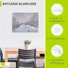 ARTland Wandbild Alu für Innen & Outdoor Schnee in Produktbild-Vorschau 4