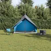 vidaXL Familienzelt mit Dach Blau und Grau 220 x 220 x 184 Produktbild-Vorschau 3