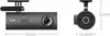 A diagram showing the dimensions of a dash cam. Voir les images du produit