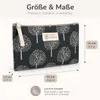 3x Kleine Reise Kosmetiktasche Kulturbeutel, Canvas, Produktbild-Vorschau 5