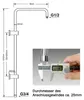 JOHO Edelstahl Duschstange mit Variable Wandbefestigungen, Produktbild-Vorschau 7