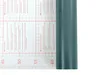 A roll of self-adhesive foil for furniture with instructions and measurement grids printed on the backing paper. Produktbild-Vorschau