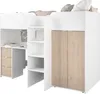 Parisot Hochbett Tom mit Schreibtisch, Schubkästen & Produktbild-Vorschau 2