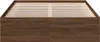 A bed frame with wooden slats. Produktbild-Vorschau