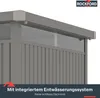 Rockford Gerätehaus Metall Geräteschuppen 230 x 230 cm Produktbild-Vorschau 4