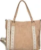 XL großer Damen Shopper Umhängetasche Tasche Leder Optik Produktbild-Vorschau 2