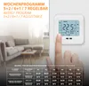Dotykový termostat s digitálnym ovládaním elektrického Náhľad obrázku produktu 3
