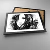 Gerahmtes Poster - Schwarzer Rahmen - Schmuck Dame Kleid Produktbild-Vorschau 3