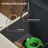 Outsunny Auflagenbox 185 L Stauraum Wasserdicht Gartenbox Produktbild-Vorschau 7