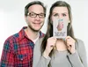 Mr. & Mrs. Panda Postkarte Klempner Herz - Grau Pastell - Produktbild-Vorschau 4