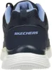 Close-up view of the heel of a navy sneaker. Anteprima dell’immagine prodotto