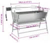 vidaXL Barbecue BBQ avec tournebroche Fer et acier Voir les images du produit 7