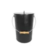 Ascheeimer 24 L für Kamin, Ofen & Grill schwarz 39 x 27 x Produktbild-Vorschau 4