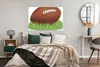 MuchoWow® Poster Eine Illustration eines Rugbyballs im Gras Produktbild-Vorschau 4