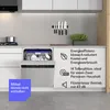 Klarstein Verosteel Geschirrspüler 60cm Unterbau - 14 Produktbild-Vorschau 3