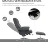 HOMCOM Relaxsessel mit Hocker, Gepolstert Fernsehsessel mit Produktbild-Vorschau 4