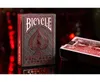 Bicycle® Kartendeck - Foil Back Crimson Red Kartenspiel Produktbild-Vorschau 2