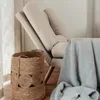 Idohome - Ausklappbarer Sessel mit Fußhocker LILA Produktbild-Vorschau 5