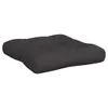 A single dark gray cushion is shown on a white background. Produktbild-Vorschau