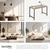 A collage of four interior design scenes: a dining room, a home office desk, a living room, and a bedroom. Náhled obrázku produktu