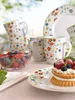 Van Well 6er Set Kaffeebecher "Vario Flower" 300ml Produktbild-Vorschau 3