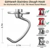 Knethaken aus Edelstahl für KitchenAid 4,5–5 Quart Produktbild-Vorschau 4