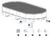 Ersatzteil Poolfolie für Steel Pro MAX 305x200x84ccm, oval Produktbild-Vorschau 2