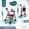 Mobiclinic Rollator Escorial Rollator faltbar und leicht Produktbild-Vorschau 3
