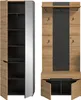 Garderobe Set 3-teilig "Cooper" in Artisan Eiche und grau Produktbild-Vorschau 10