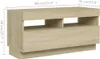 vidaXL TV-Schrank mit LED-Leuchten Sonoma-Eiche 260x35x40 Produktbild-Vorschau 4