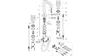 hansgrohe  AXOR Citterio 3-Loch Waschtischarmatur 170, Produktbild-Vorschau 3