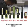 LED + COB LED aufladbare Arbeitsleuchte P4531, 400 lm, 2000 mAh Vista previa de la imagen del producto