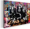 Affen im Anzug mit Graffiti Pop Art und Mickey Wandbild Produktbild-Vorschau 1
