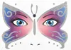 Oblique Unique Schmetterling Gesicht Sticker Set Produktbild-Vorschau 1