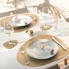 Tischset Skinnatur Gold - Platzdeckchen - Platzsets - Oval Produktbild-Vorschau 4