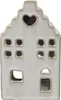 Clayre & Eef Teelichthalter Haus 14 cm Beige Porzellan Produktbild-Vorschau 1