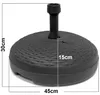 Deuba Base Rotonda per Ombrellone 45cm Rimepibile 20L Piede Anteprima dell’immagine prodotto 6